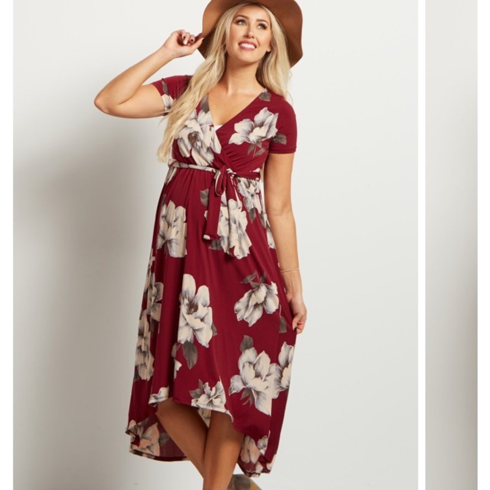 Pinkblush hi-low midi dress